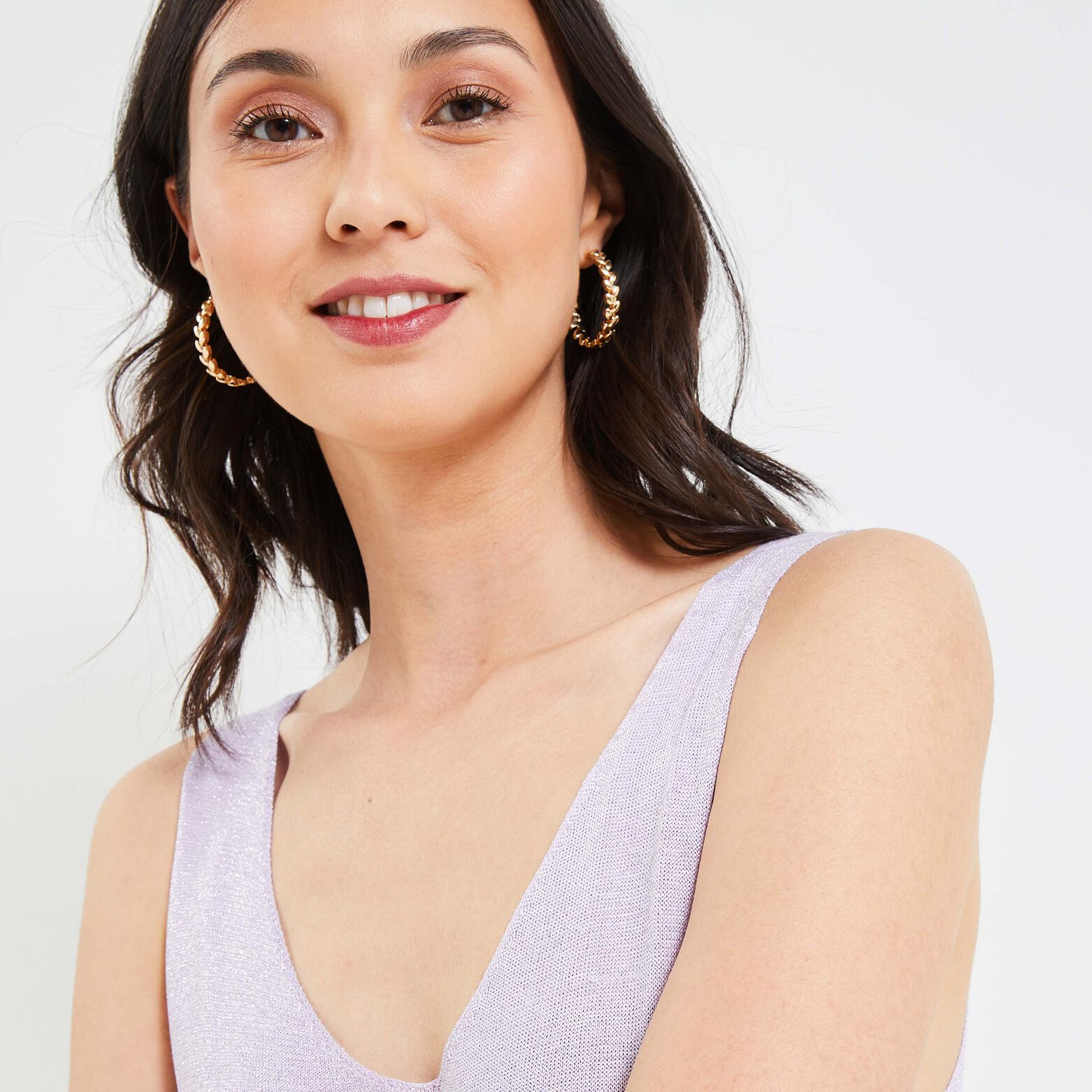 Débardeur lurex femme