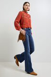 Chemise col montant femme