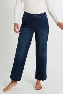 Jean flare raccourci KANSAS RF02 femme