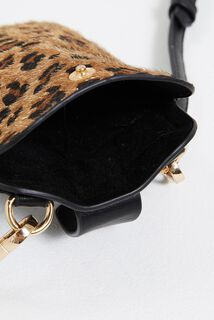 Pochette téléphone léopard