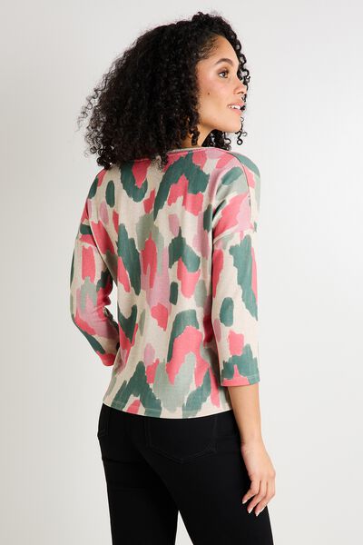T-shirt col V femme