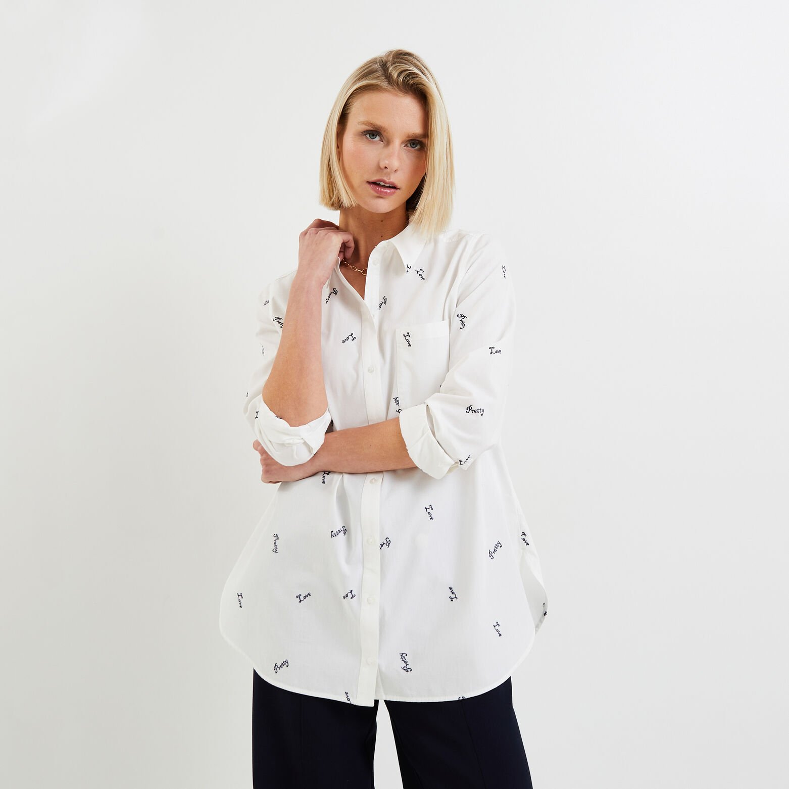 Chemise oversize femme