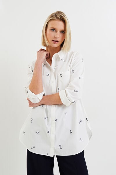 Chemise oversize femme