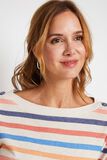 T-shirt col bateau femme