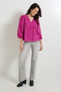 Blouse brodée femme