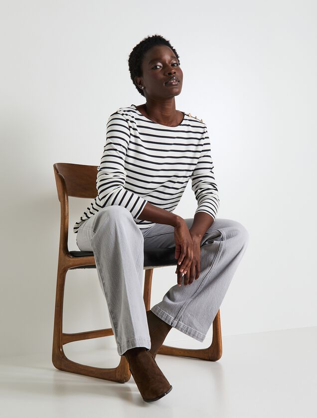 T-shirt marinière femme