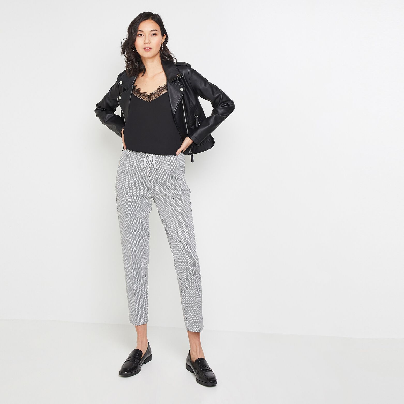 Pantalon en maille femme