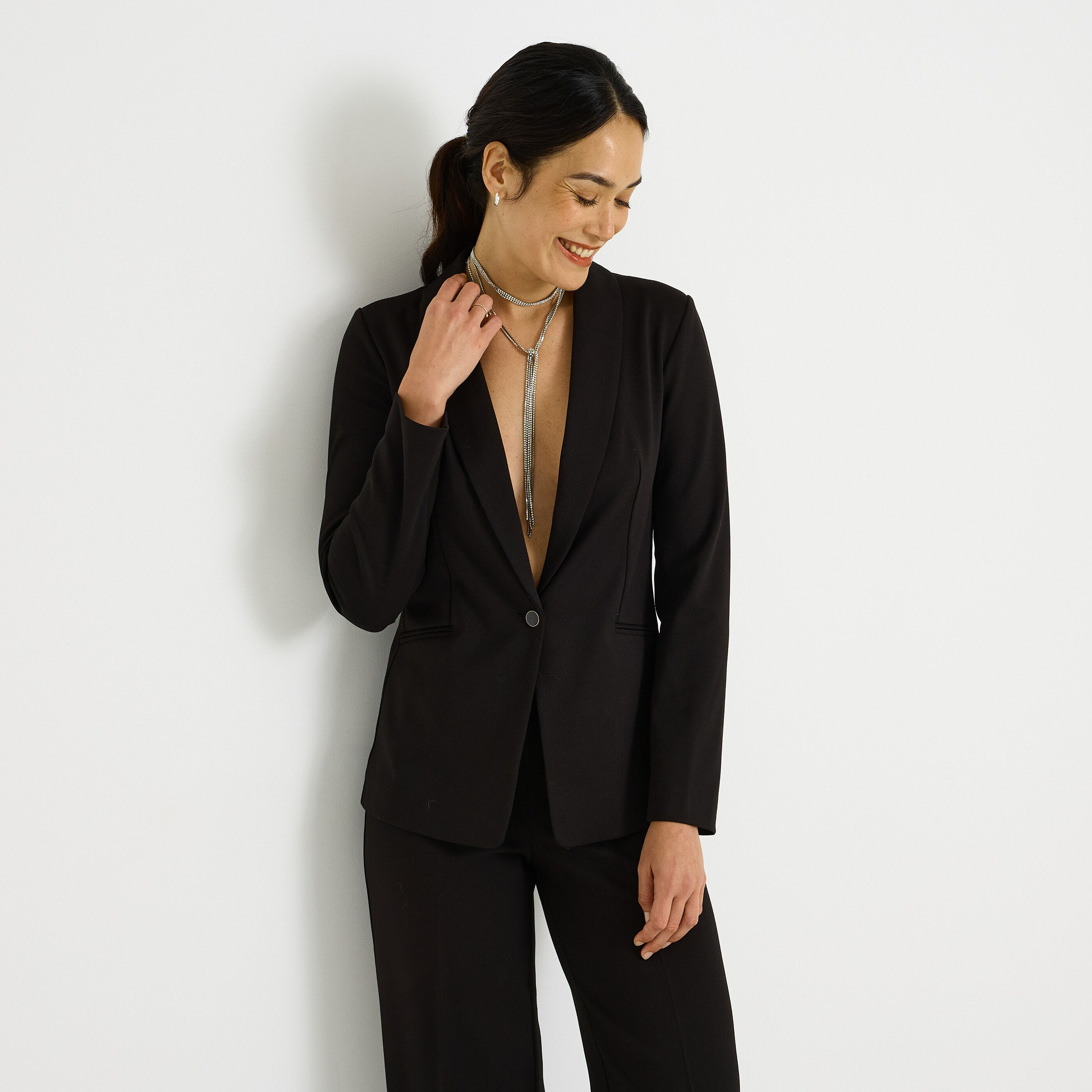 Blazer en maille femme