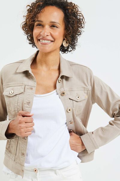 Veste en jean femme