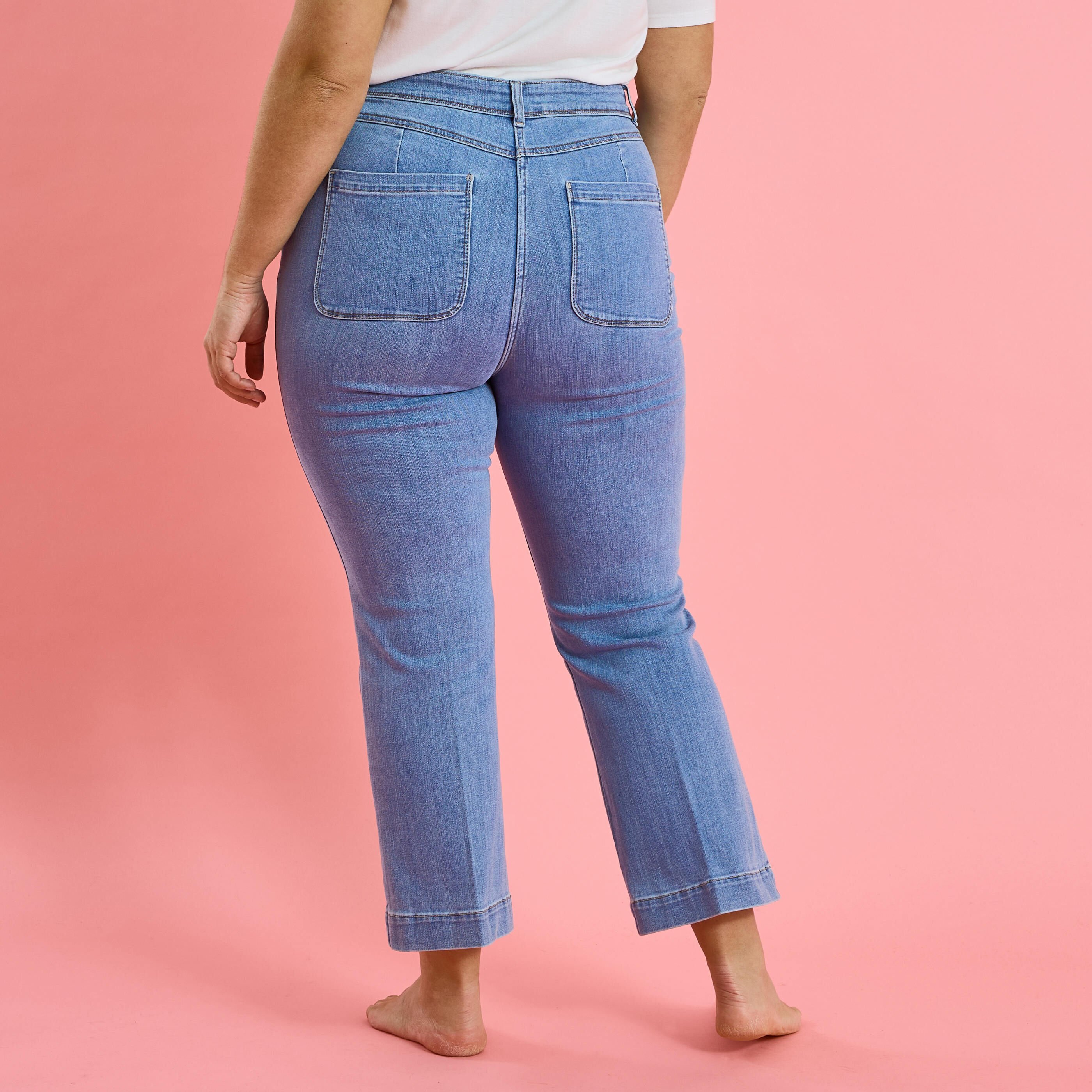 Jean bootcut raccourci TROPEZ RB02 femme