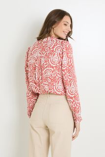 Chemise imprimée femme