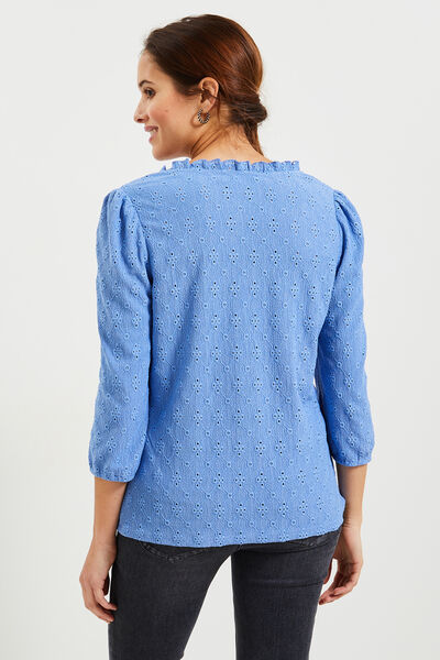 Tshirt maille ajourée femme