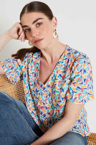 Blouse imprimée femme