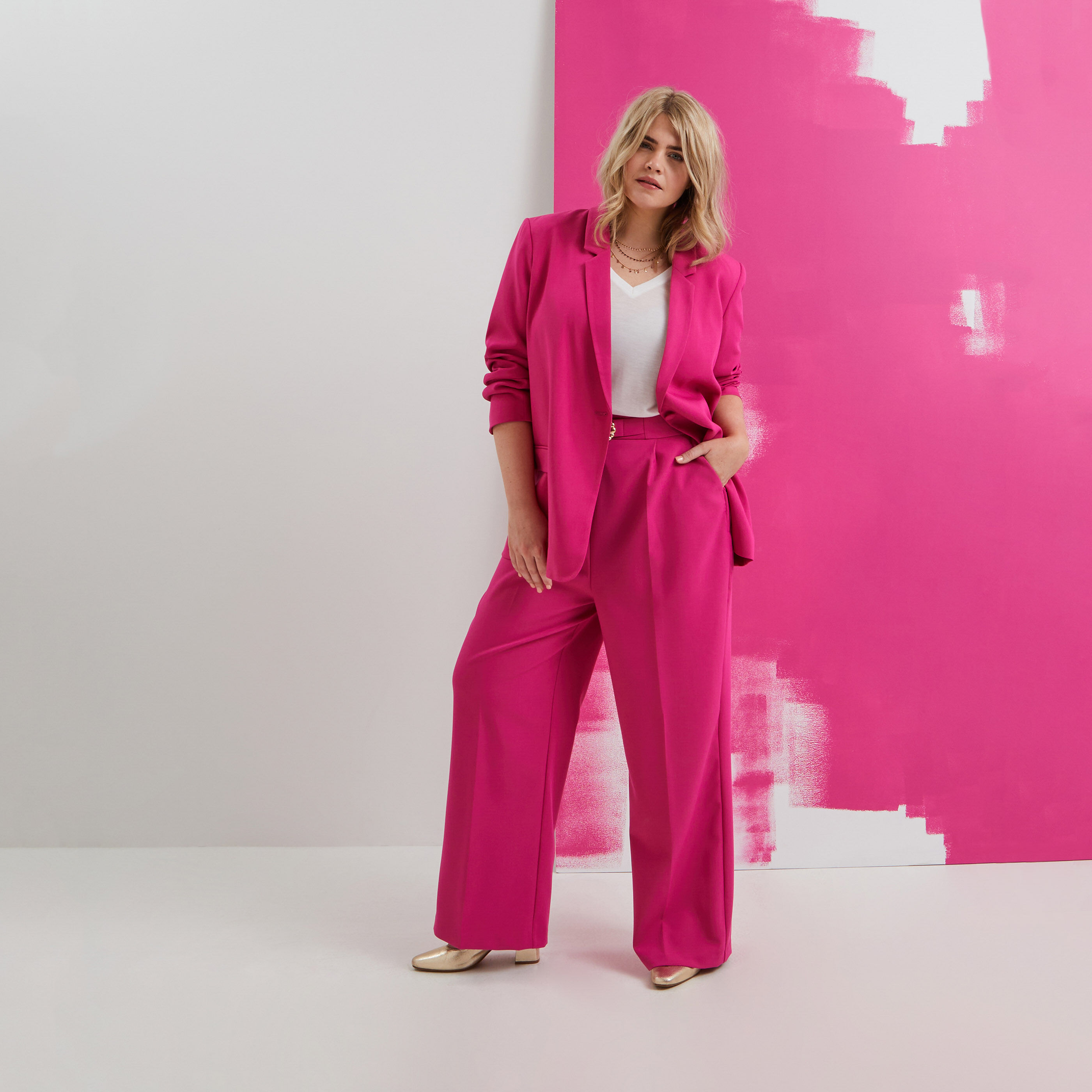 Pantalon tailleur femme