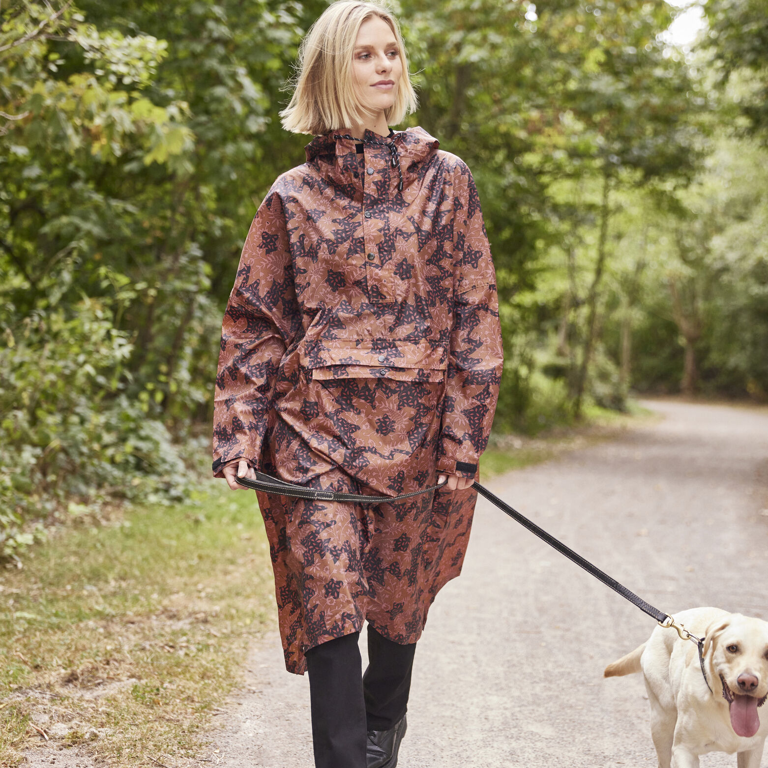 Poncho imperméable femme