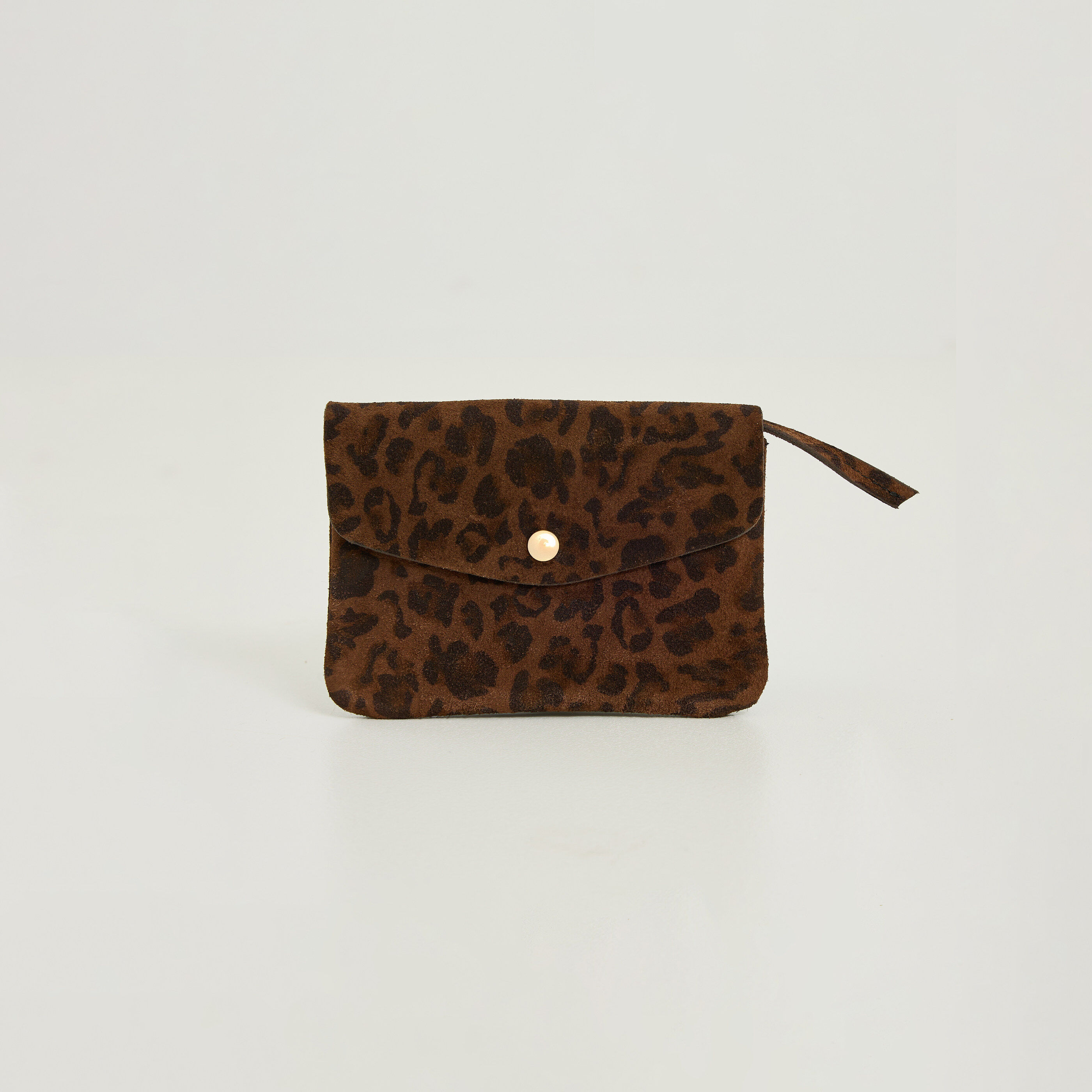 Porte-monnaie imprim&eacute; l&eacute;opard femme
