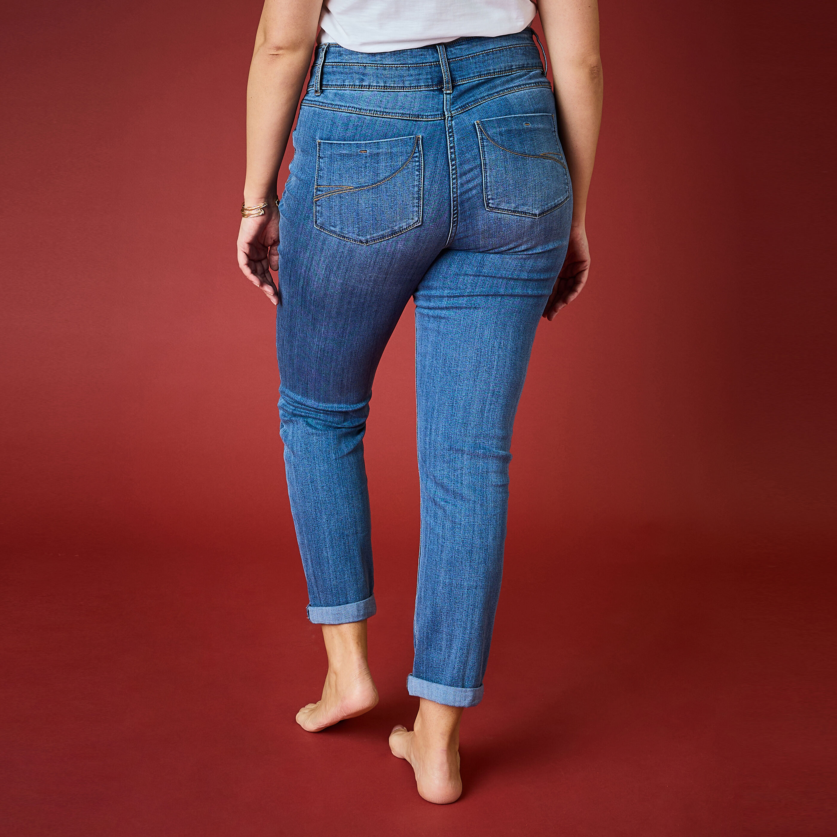 Jean raccourci HANOI R02 femme