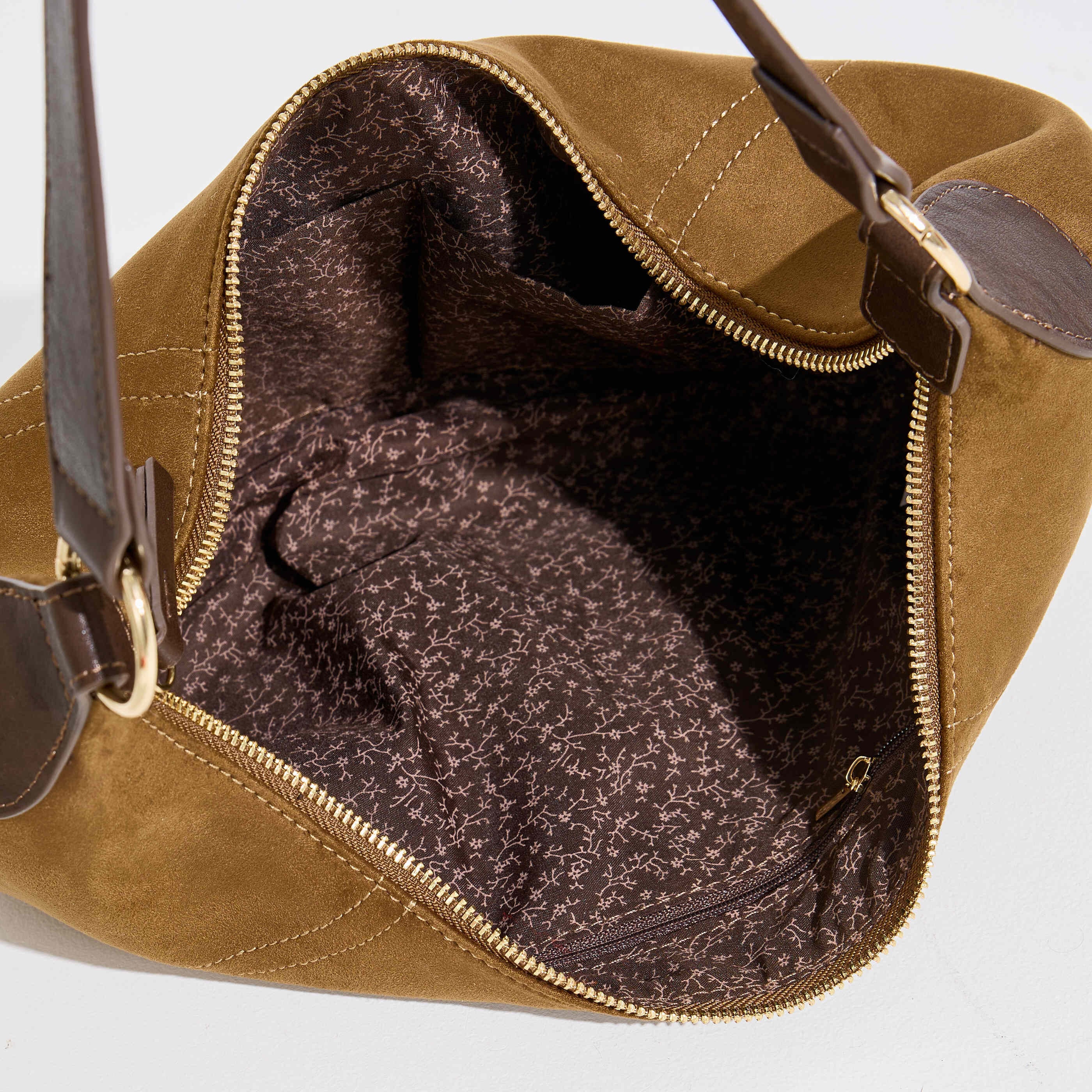 Sac forme demi lune souple femme