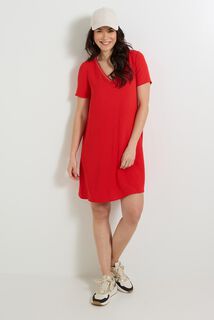 Robe col V femme