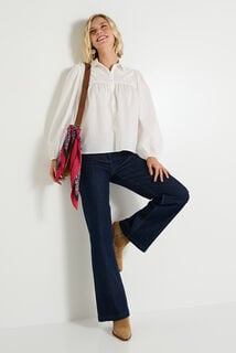 Chemise manches amples femme