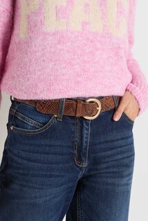 Ceinture croûte de cuir femme