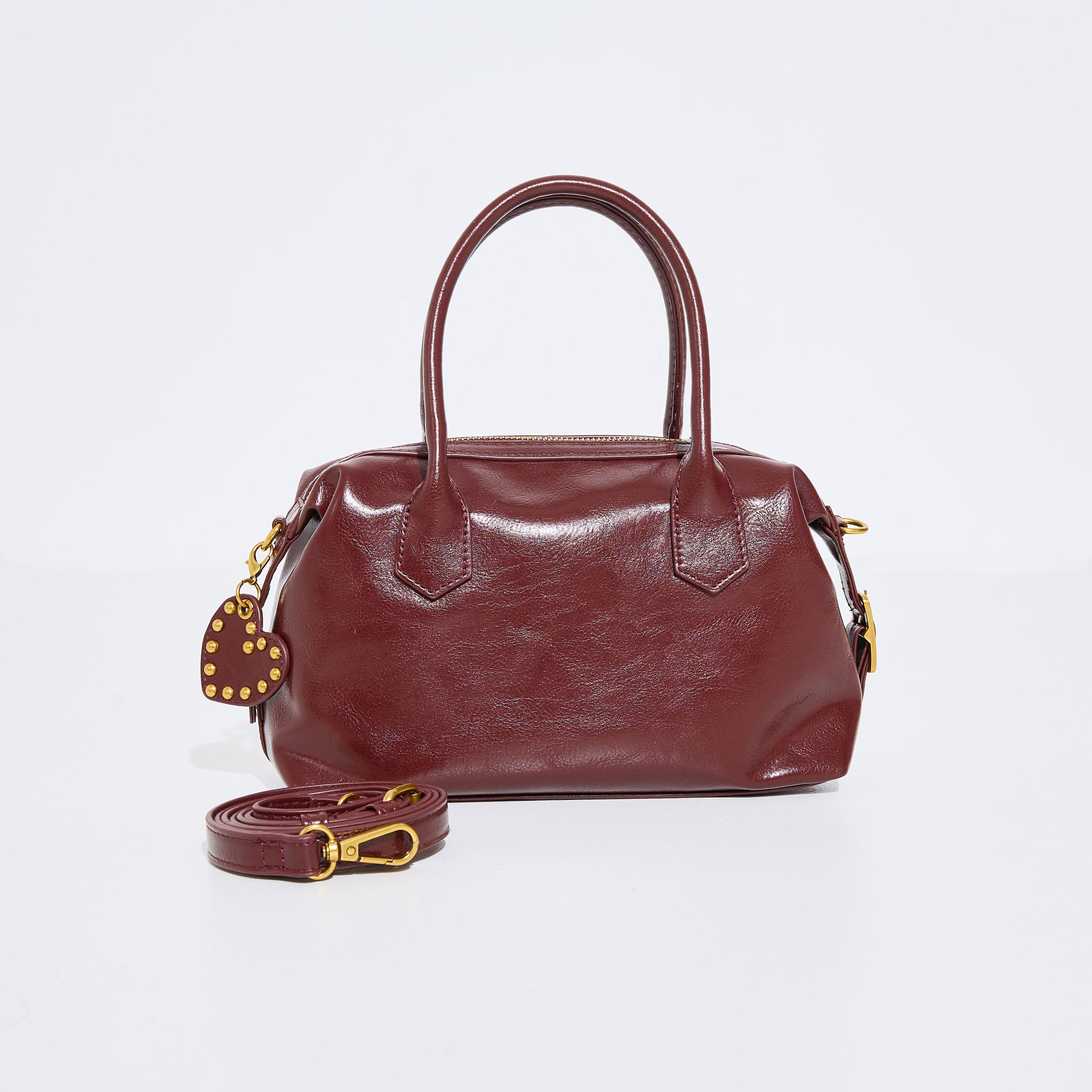 Sac bowling avec grigri coeur femme