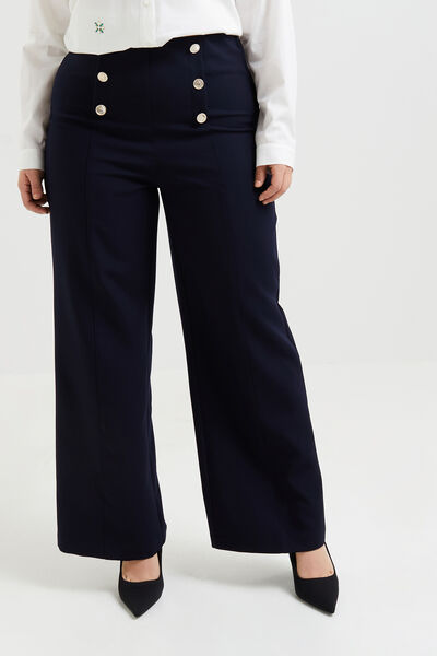 Pantalon pont large femme