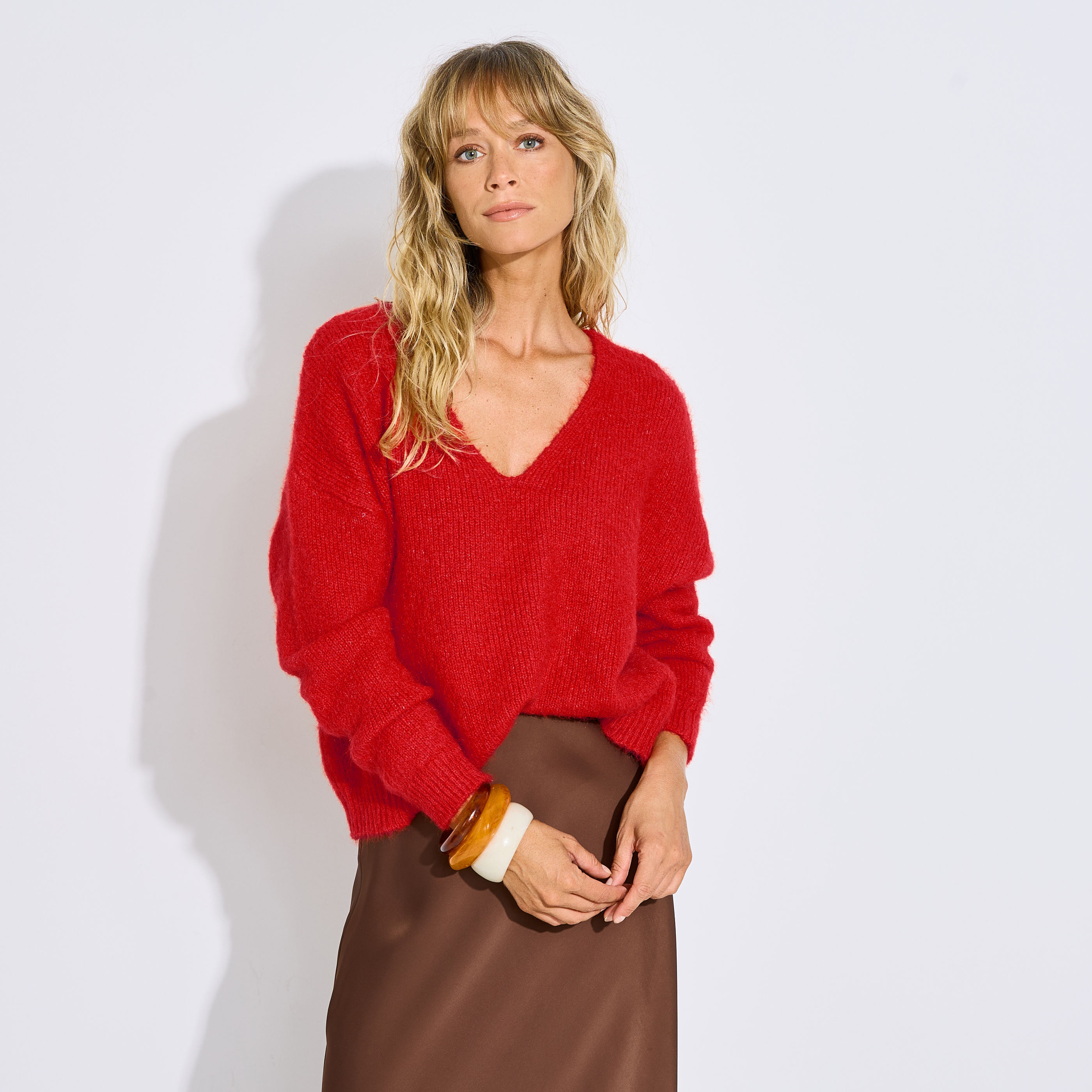 Pull manches longues 4 en 1 femme