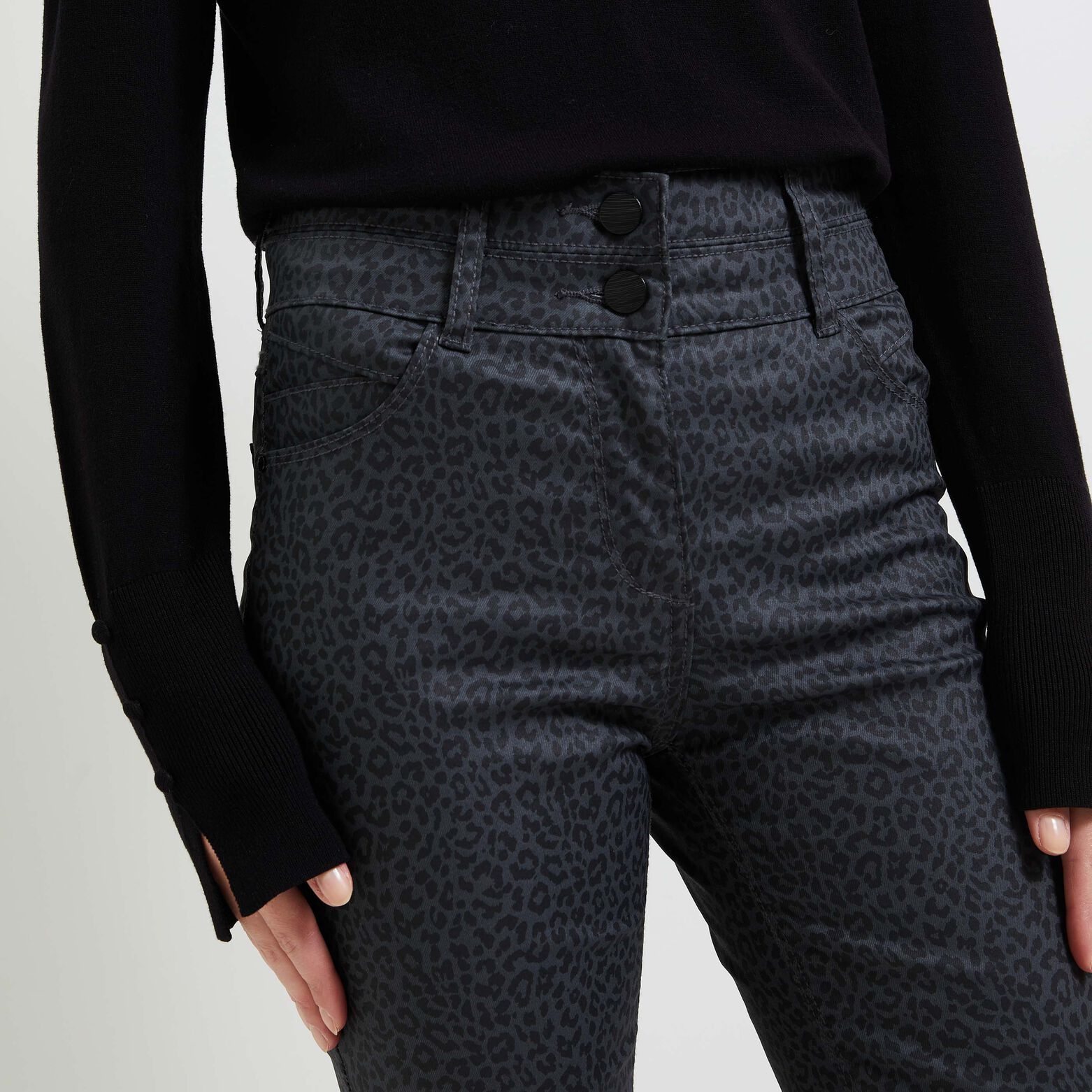 Jean slim taille haute MEMPHIS femme