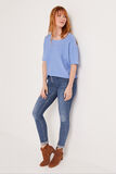 Pull manches courtes femme