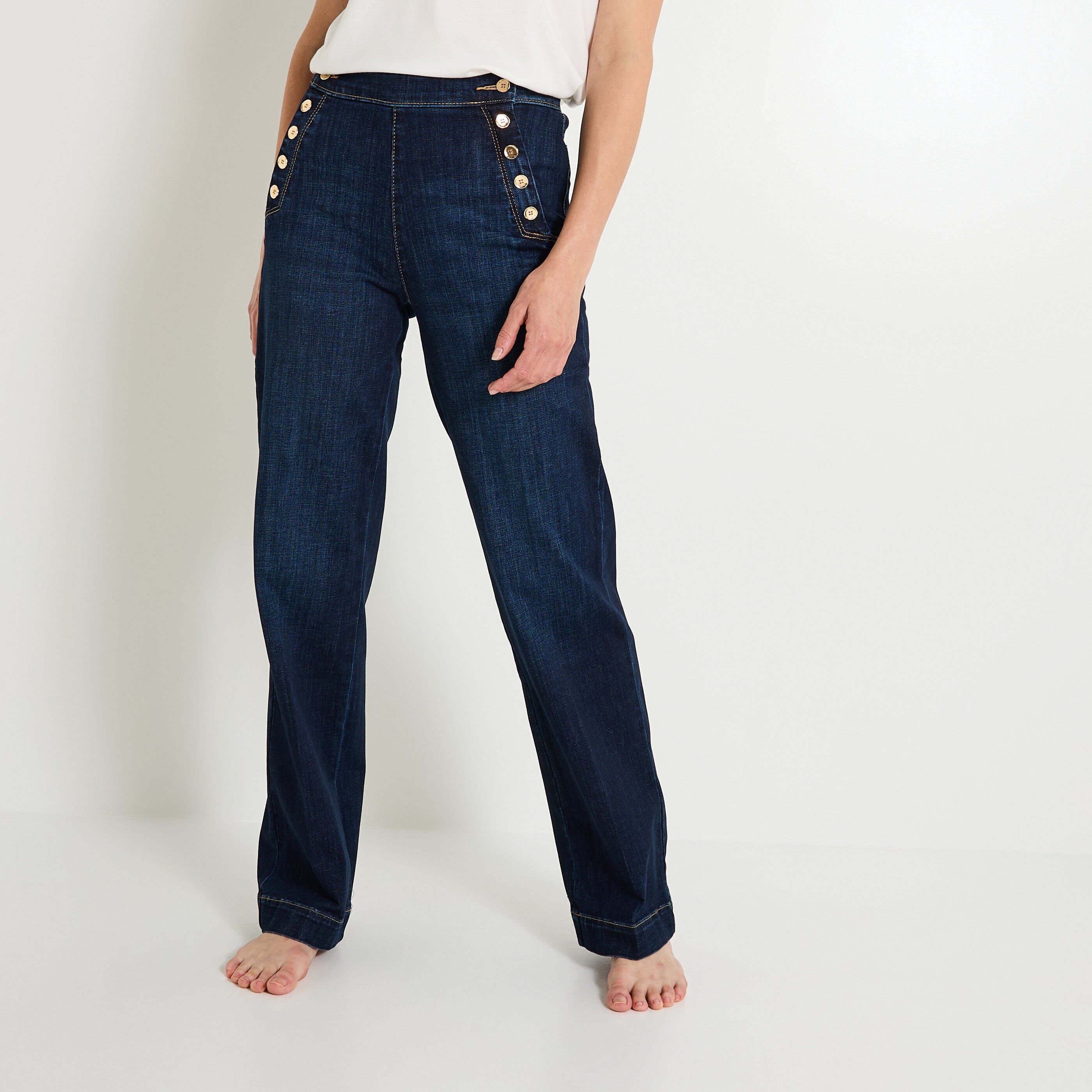 Jean flare Tall TPOMPON F02 femme