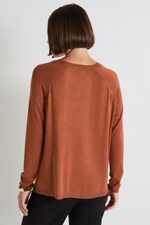 Pull col rond femme