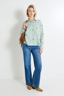 Chemise rayée femme