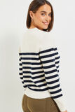 Gilet rayé femme