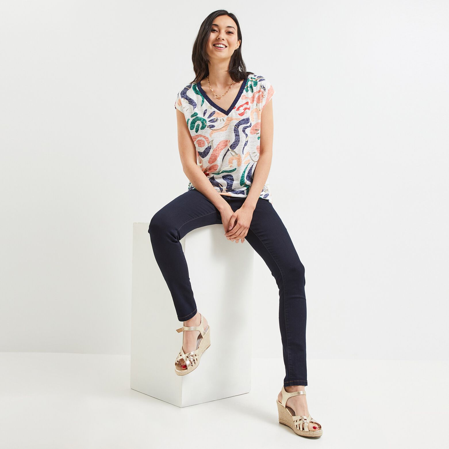 Tshirt imprimé femme