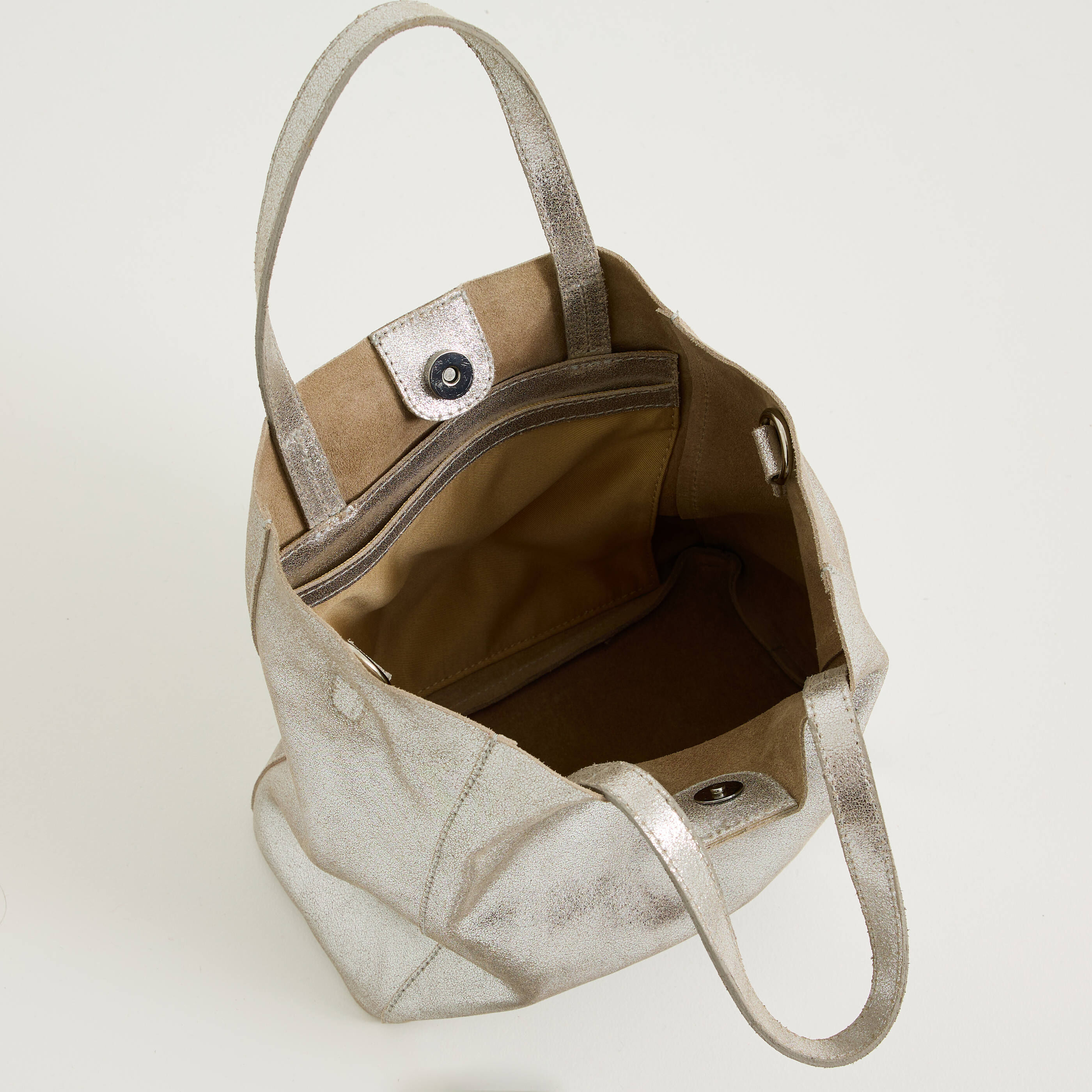 Sac iris&eacute; en cro&ucirc;te de cuir femme