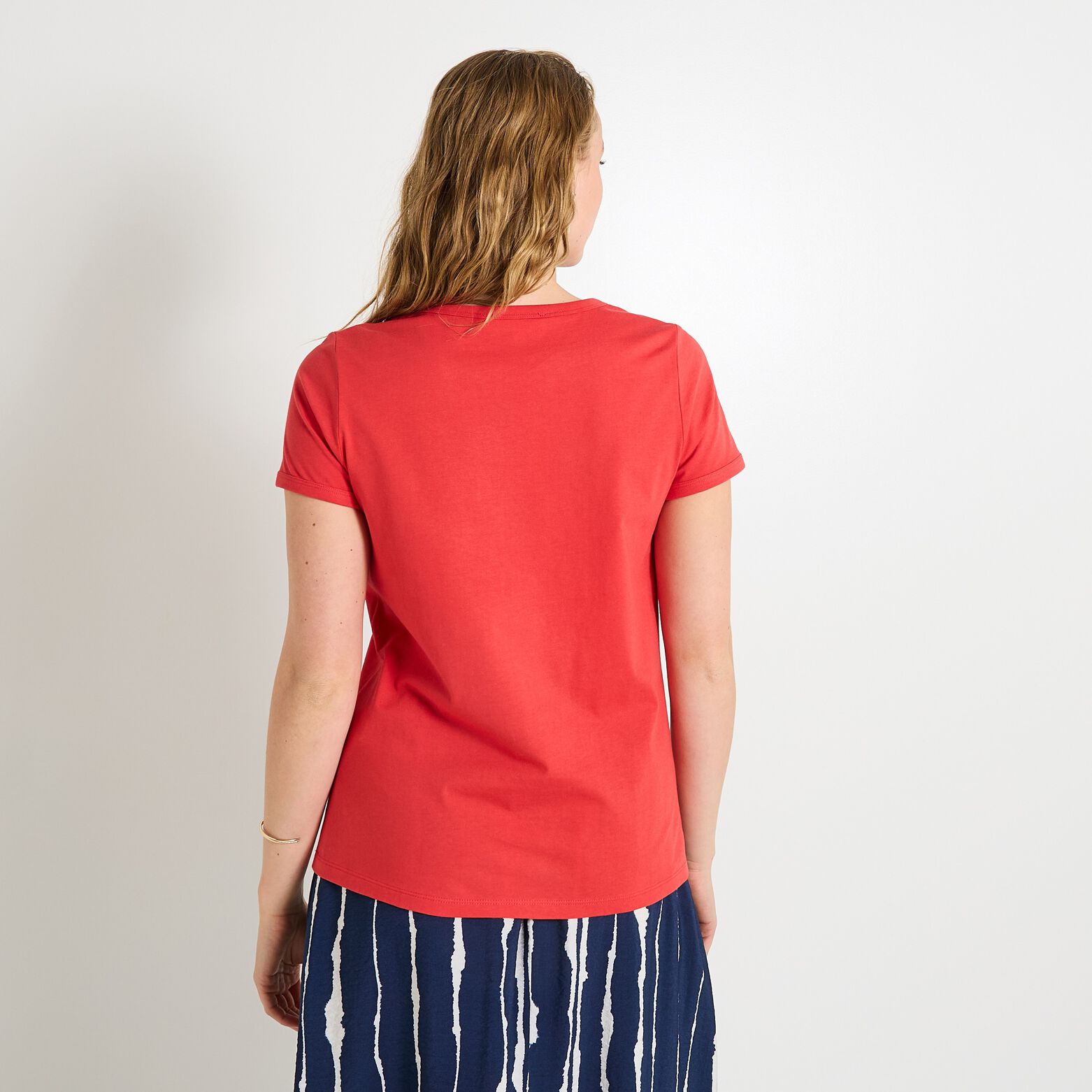 T-shirt col rond femme