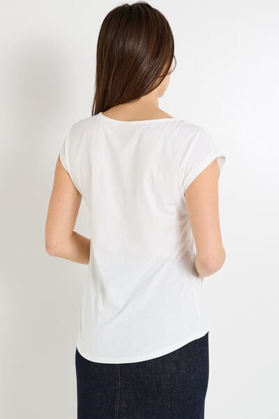 T-shirt col rond femme