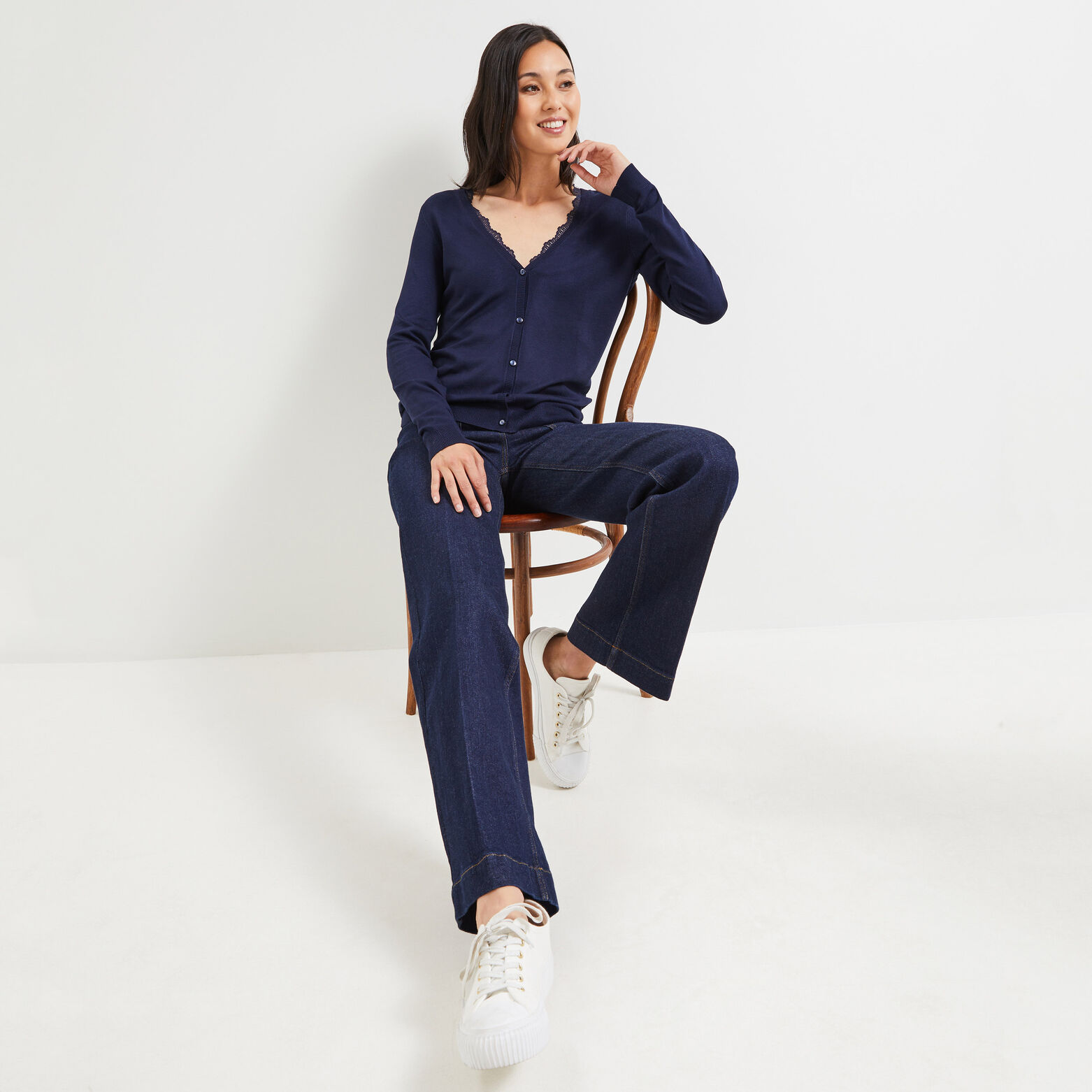 Gilet basic femme