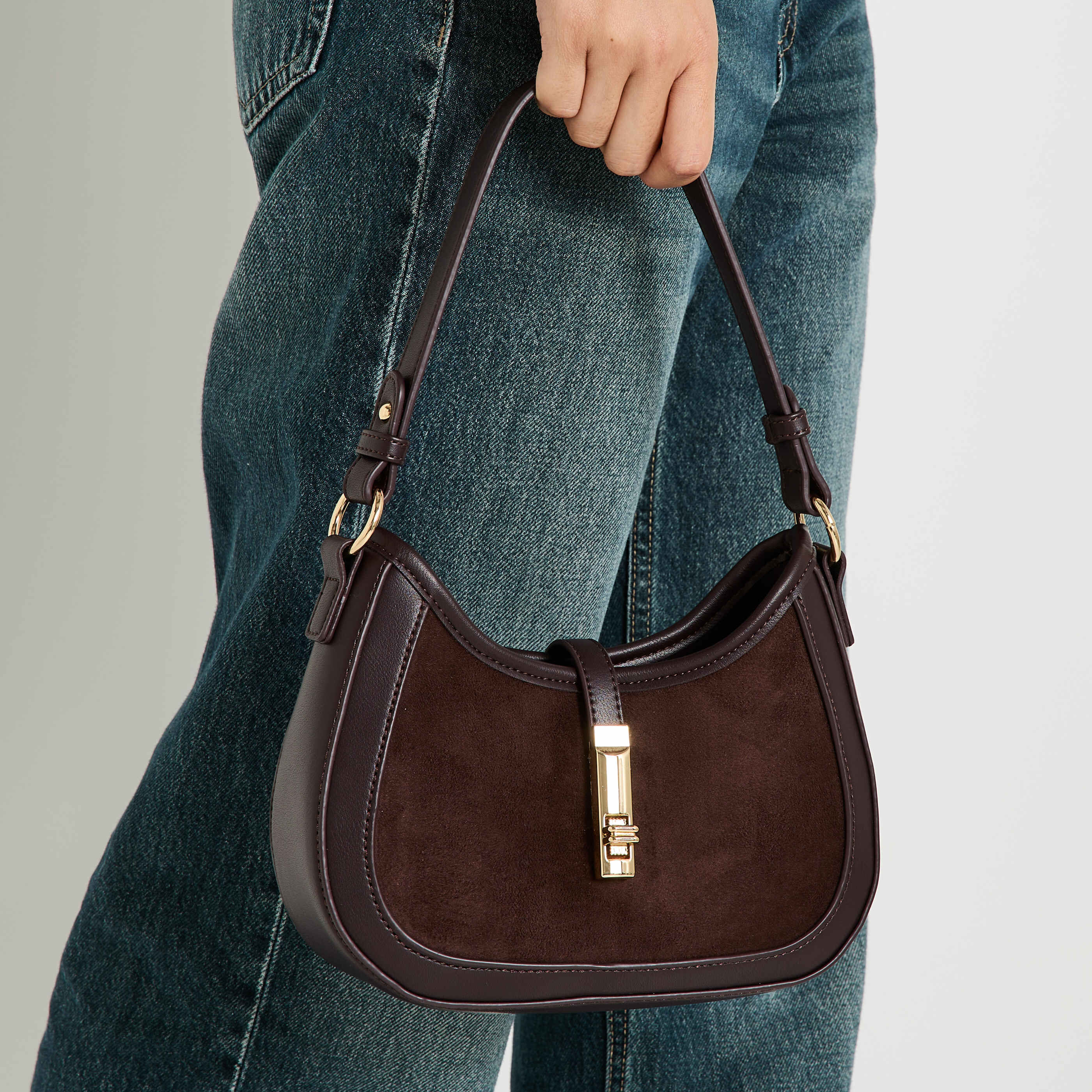 Sac forme demi-lune femme