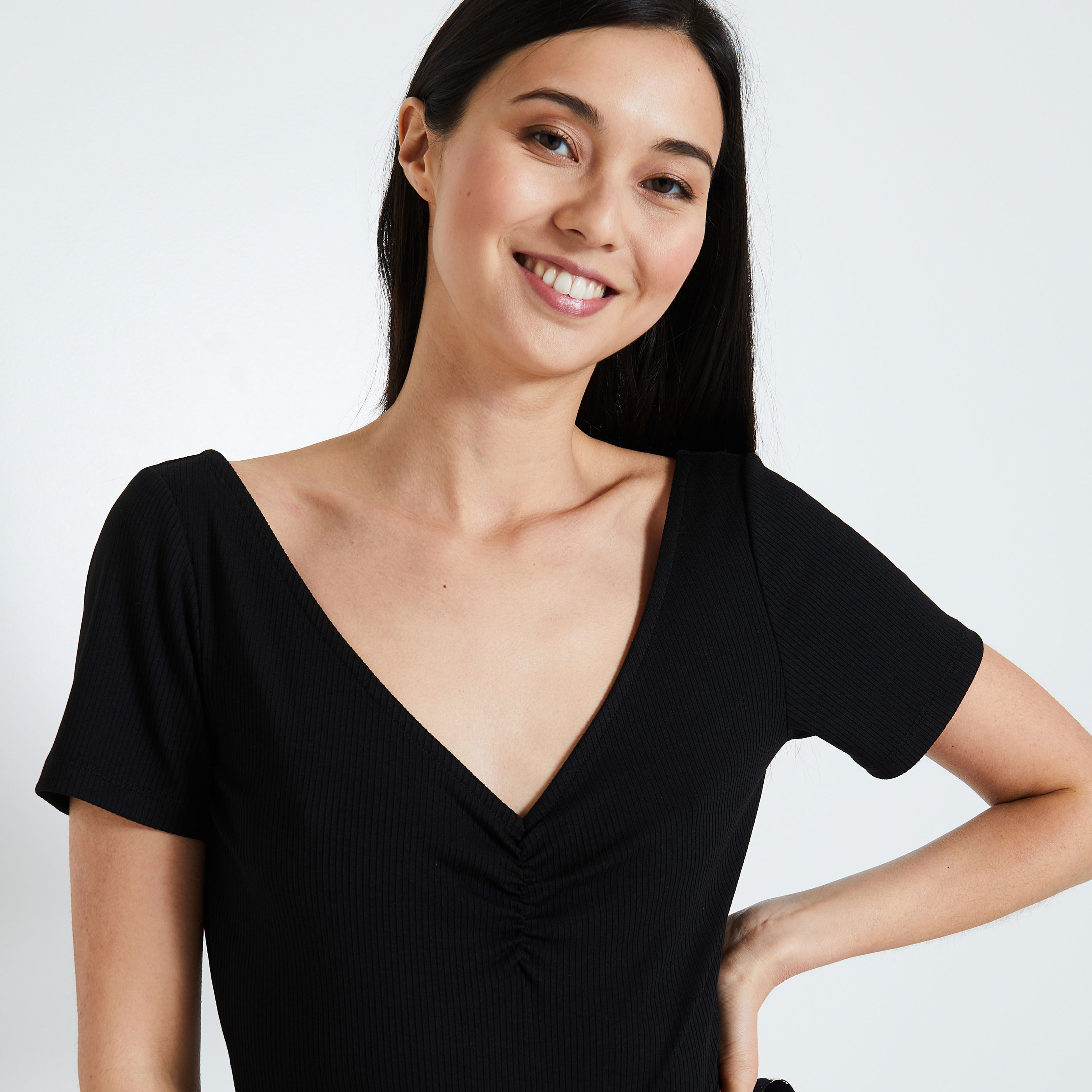 Body manches courtes femme