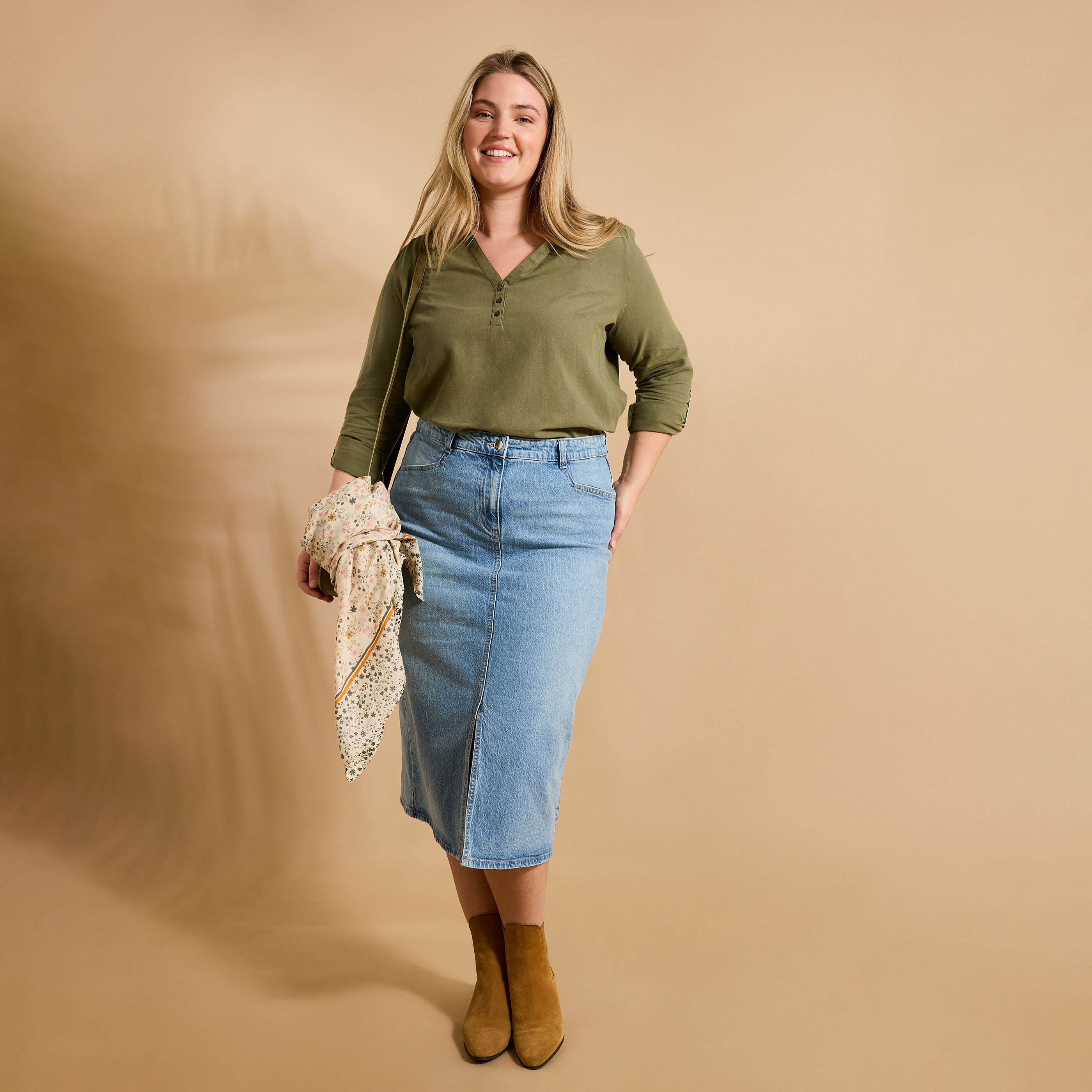 Blouse col chemise femme