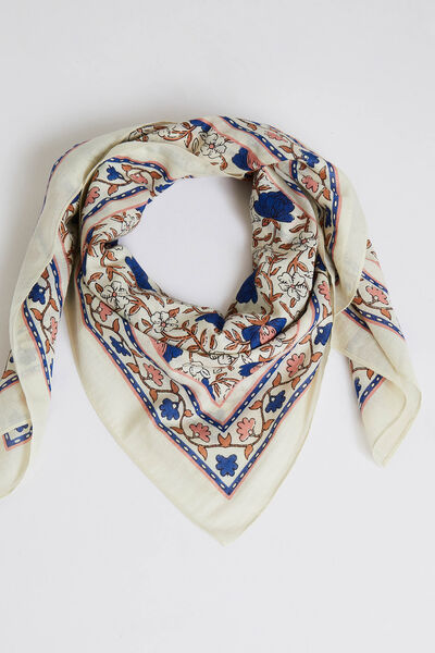Foulard carré imprimé femme