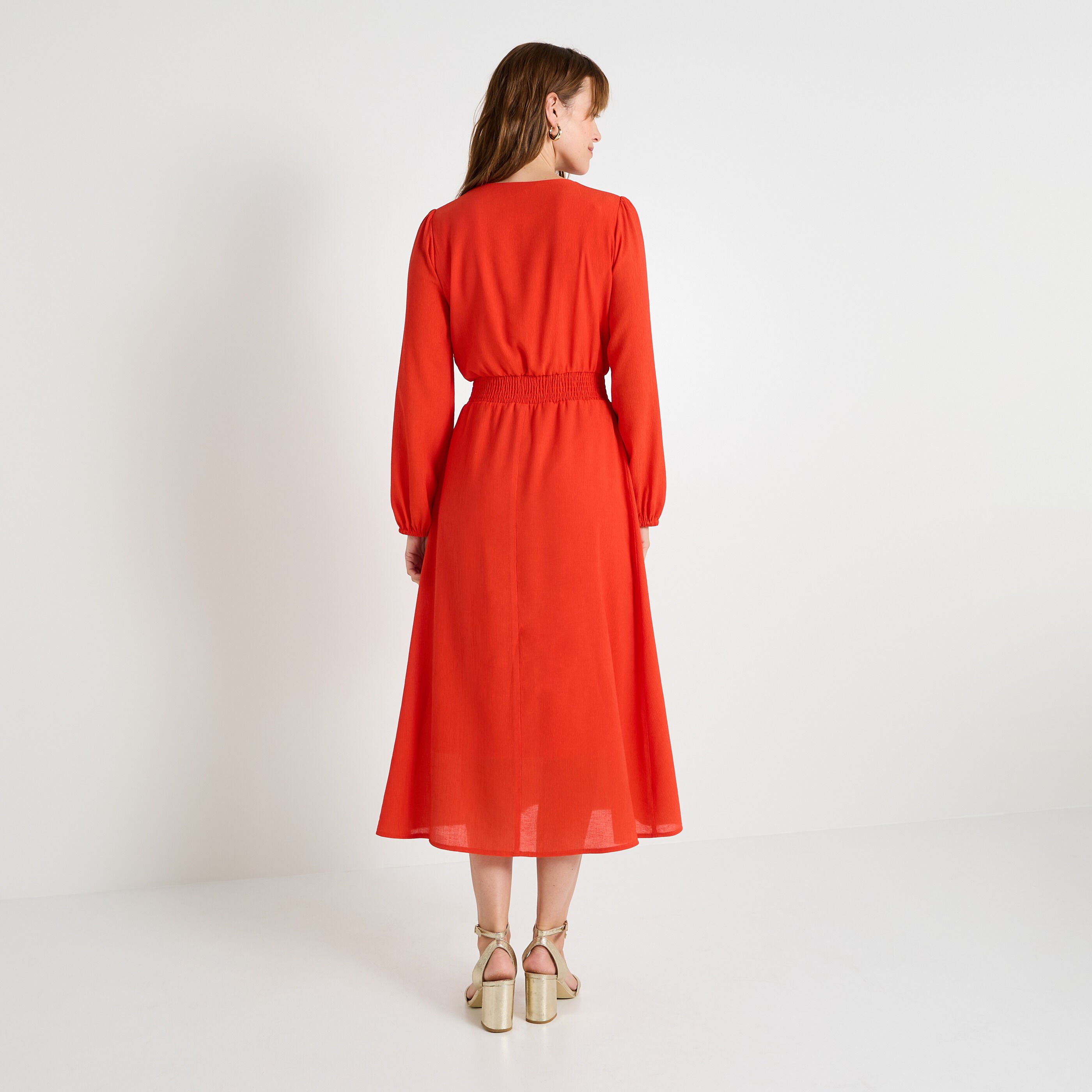 Robe fluide habill&eacute;e femme