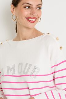 Pull manches longues femme