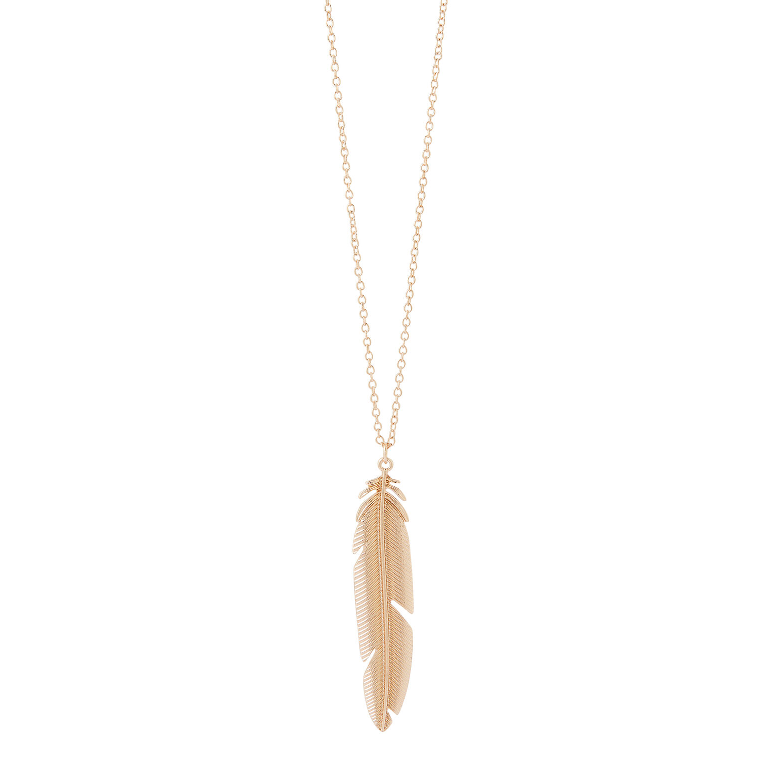 Collier pendentif feuille