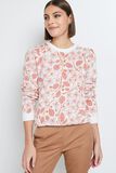 Pull imprimé femme