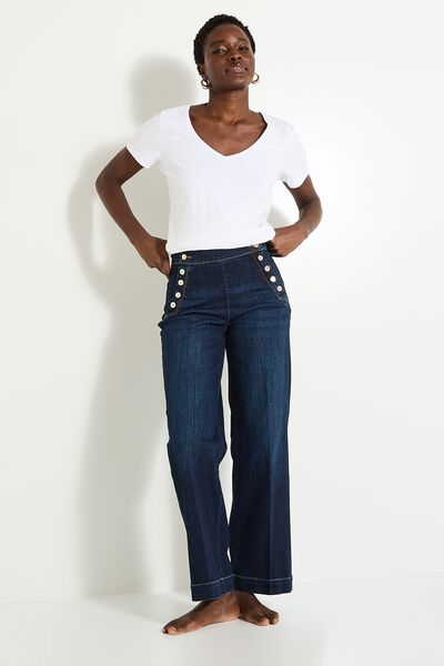 Jean flare POMPON F02 femme