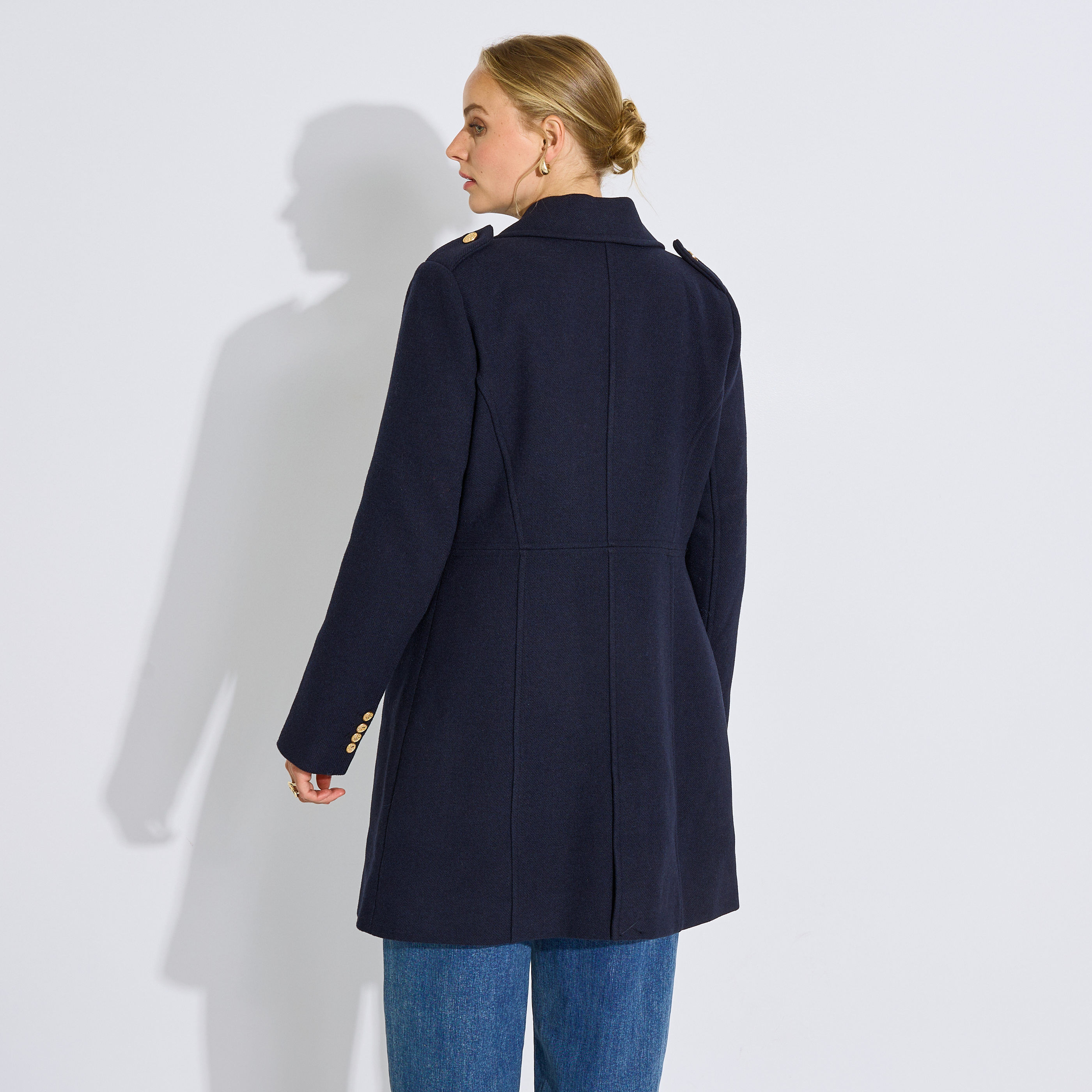 Manteau caban officier femme