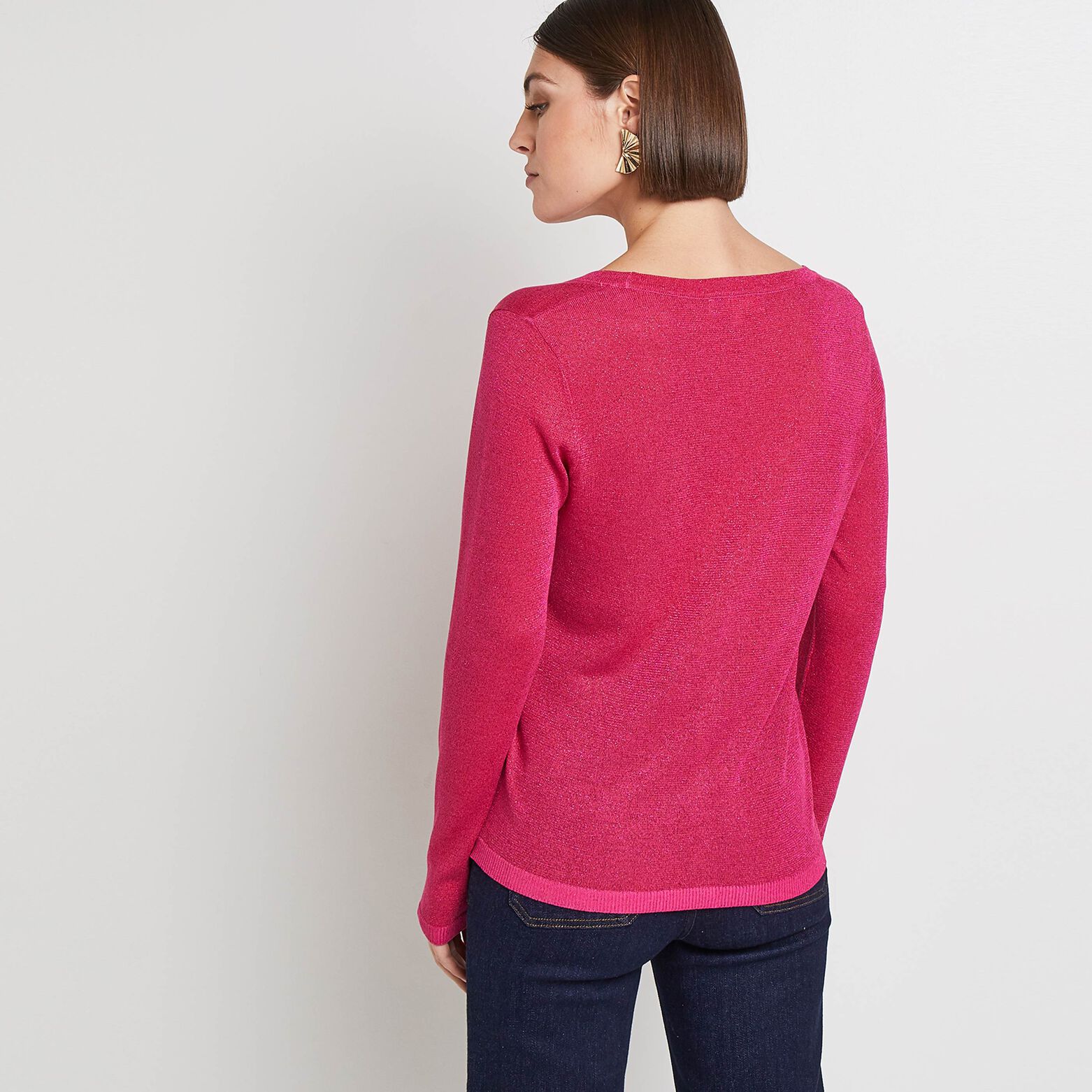 Gilet lurex femme